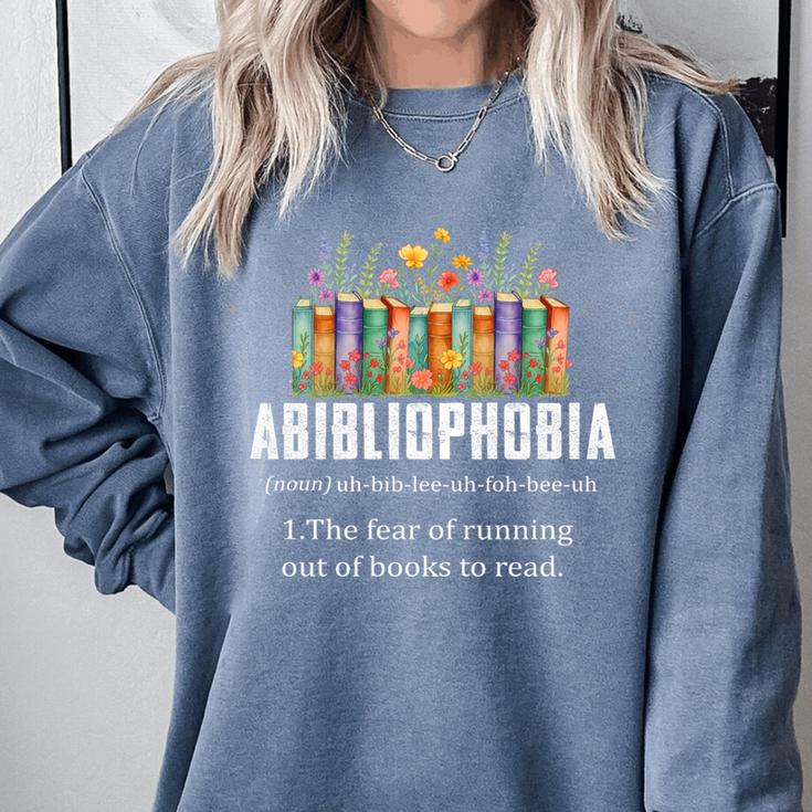 Abibliophobia Definition Book Reader Book Nerd Book Reading Premium Tri-Blend Comfort Colors Sweatshirt Abibliophobia Definition Book Reader Book Nerd Book Reading Premium Tri-Blend Comfort Colors Sweatshirt