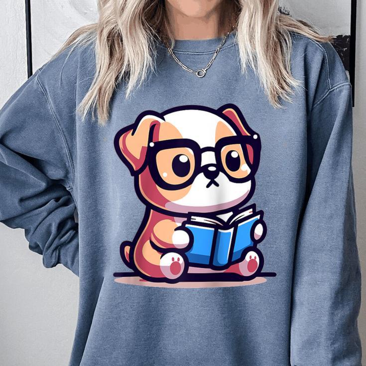 Adorable Book Lover Bulldog With Reading Glasses Cute Raglan Baseball Tee Comfort Colors Sweatshirt Adorable Book Lover Bulldog With Reading Glasses Cute Raglan Baseball Tee Comfort Colors Sweatshirt