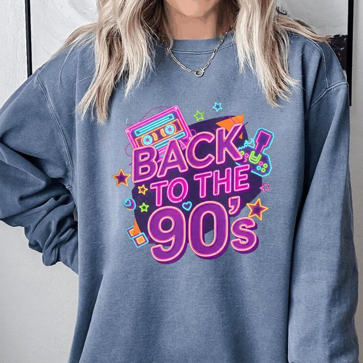 Back To The 90s Retro Nostalgia Comfort Colors Sweatshirt