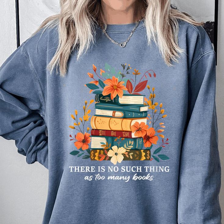 Book Lover Librarian Reading Library Readers Comfort Colors Sweatshirt
