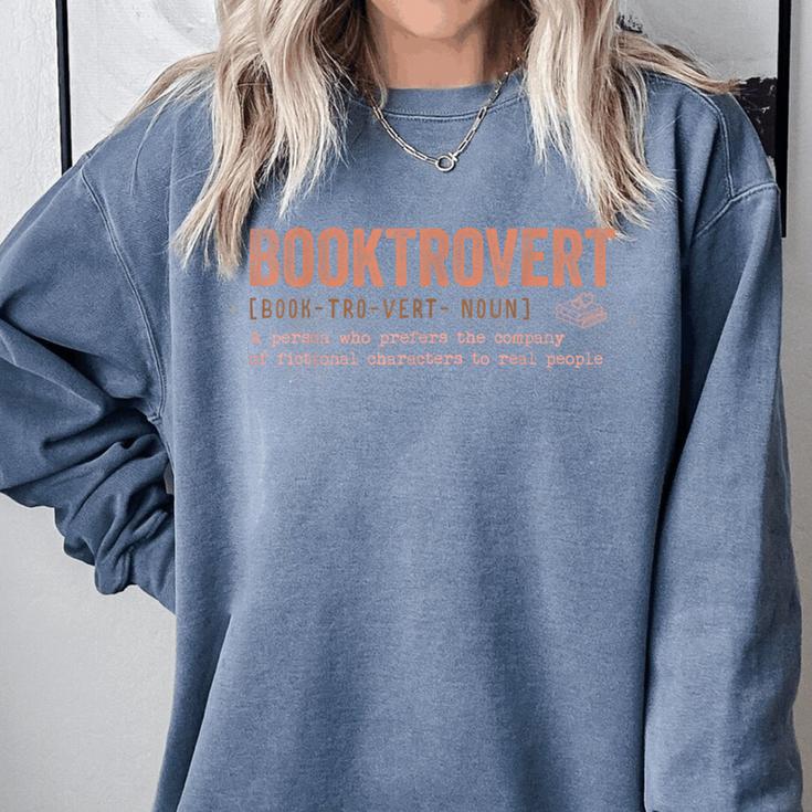 Booktrovert Definition Comfort Colors Sweatshirt Booktrovert Definition Comfort Colors Sweatshirt