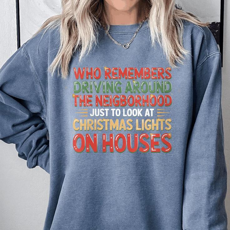 Christmas Lights Nostalgia – Holiday Memory Christmas Spirit Comfort Colors Sweatshirt Christmas Lights Nostalgia – Holiday Memory Christmas Spirit Comfort Colors Sweatshirt