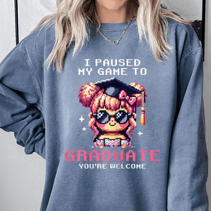 Classic I'm From The 1900s Retro Games Graduating Girl Comfort Colors Sweatshirt