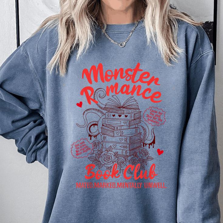 Dark Romance Reader Reading Monster Romance Book Club Comfort Colors Sweatshirt