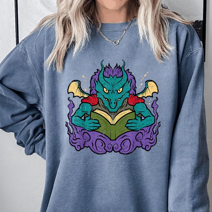 Dragon Read Reading Librarian Book Across America Kids Comfort Colors Sweatshirt Dragon Read Reading Librarian Book Across America Kids Comfort Colors Sweatshirt
