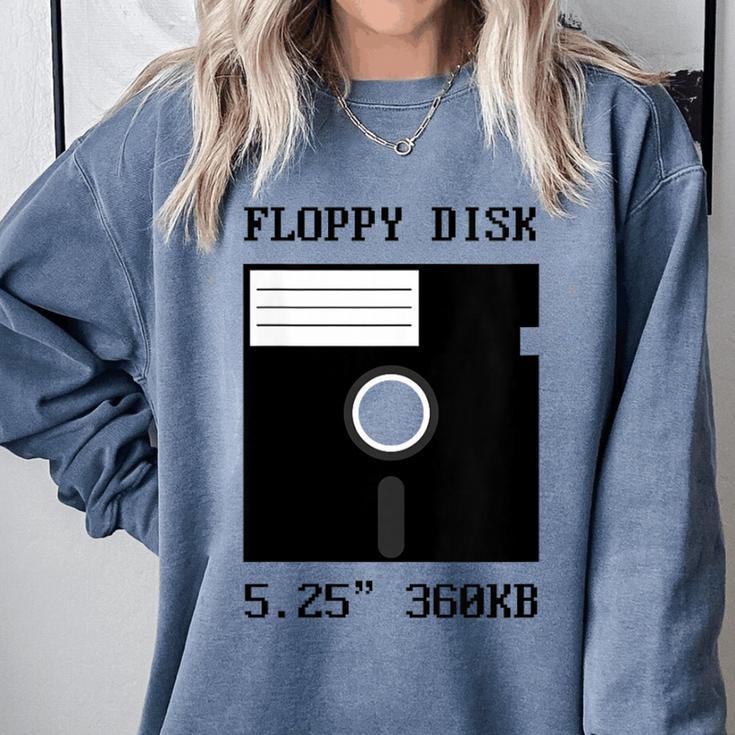 Floppy Disk Computer Nostalgia Fun PC Enthusiast History Comfort Colors Sweatshirt