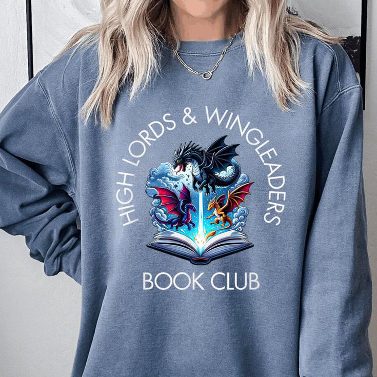High Lords & Wingleaders Book Club Fantasy Storm Dragon Comfort Colors Sweatshirt High Lords & Wingleaders Book Club Fantasy Storm Dragon Comfort Colors Sweatshirt