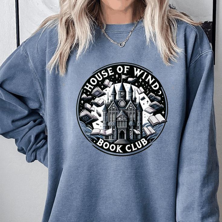 House Of Wind Book Club Fantasy Comfort Colors Sweatshirt House Of Wind Book Club Fantasy Comfort Colors Sweatshirt