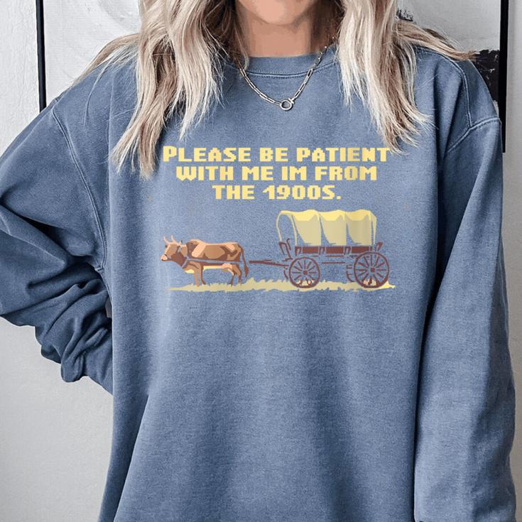 I'm From The 1900s Retro Wagon Comfort Colors Sweatshirt I'm From The 1900s Retro Wagon Comfort Colors Sweatshirt