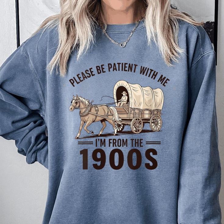 I'm From The 1900s Tee Western For Men Comfort Colors Sweatshirt