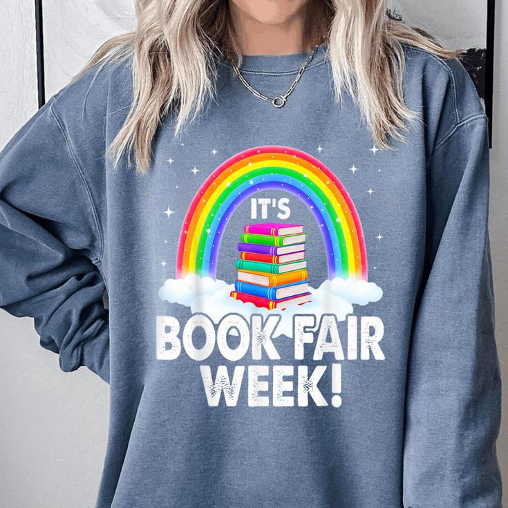 It's Book Fair Week Librarian Library Literacy Reading Comfort Colors Sweatshirt It's Book Fair Week Librarian Library Literacy Reading Comfort Colors Sweatshirt