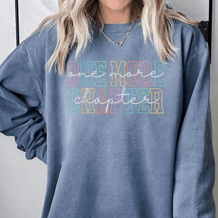 Just One More Chapter Retro Bookworm Book Lover Comfort Colors Sweatshirt Just One More Chapter Retro Bookworm Book Lover Comfort Colors Sweatshirt