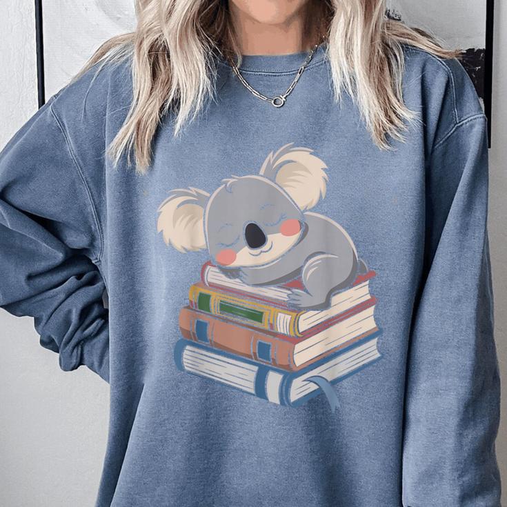 Koala Reading Book Pajama Sleep Comfort Colors Sweatshirt