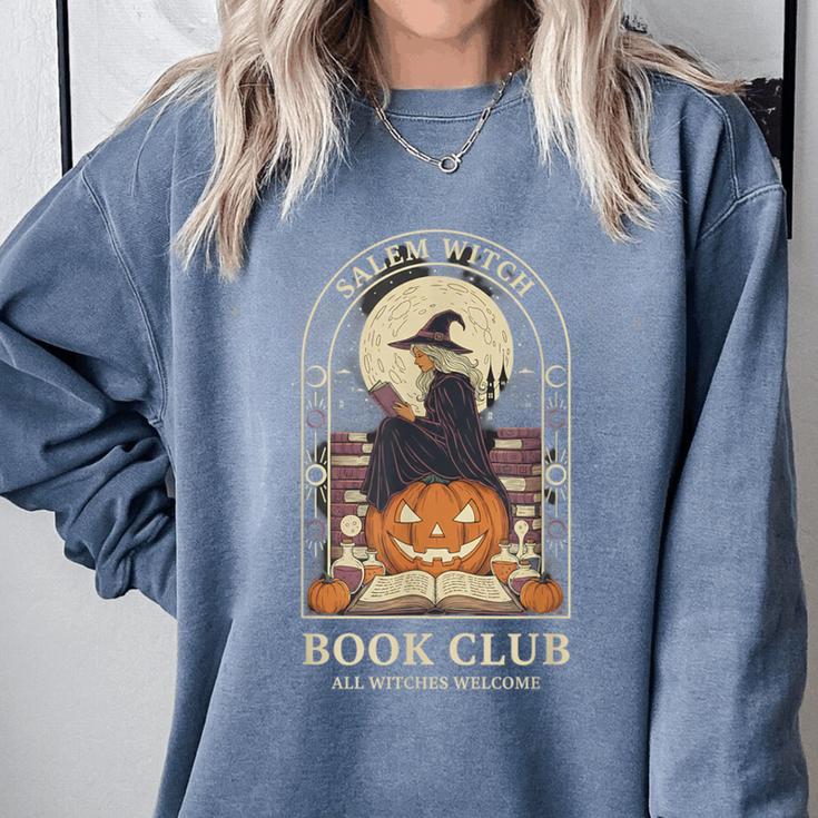 Literary Salem Witch Book Club All Witches Welcome Comfort Colors Sweatshirt Literary Salem Witch Book Club All Witches Welcome Comfort Colors Sweatshirt