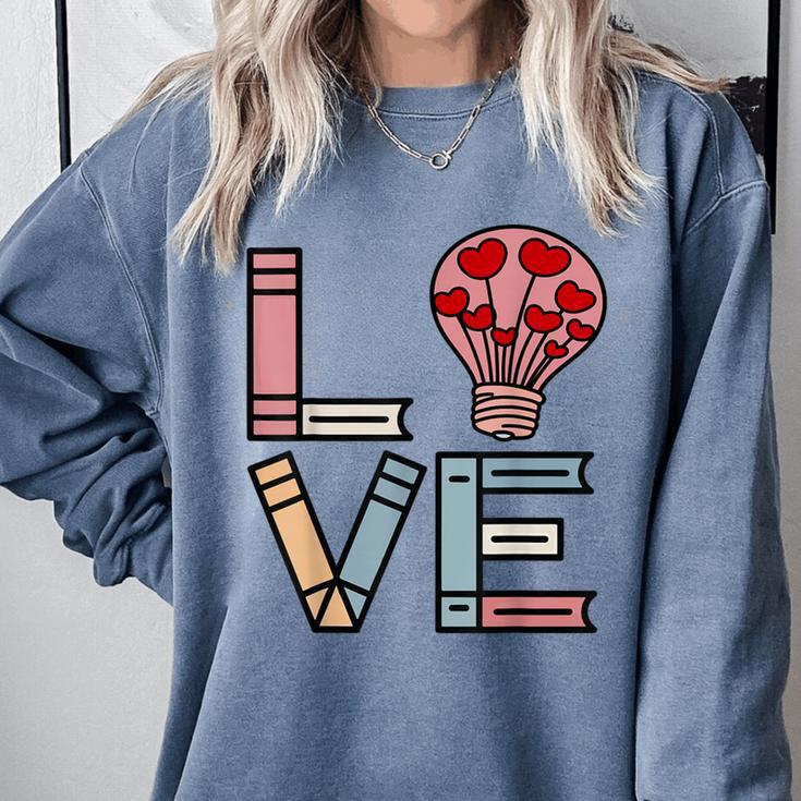 Love Books Reading Comfort Colors Sweatshirt