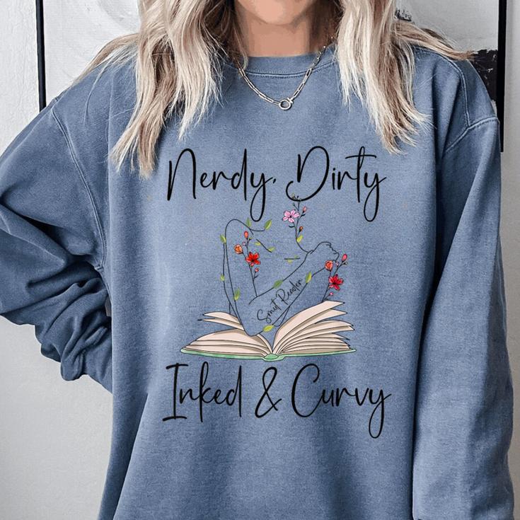 Nerdy Dirty Inked & Curvy ShirtSmutty Book TeesSmut Reader Comfort Colors Sweatshirt Nerdy Dirty Inked & Curvy ShirtSmutty Book TeesSmut Reader Comfort Colors Sweatshirt