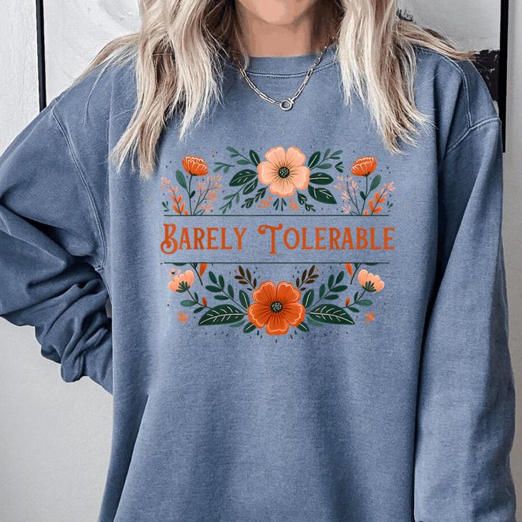 Pride And Prejudice Barely Tolerable Book Lover Bookish Comfort Colors Sweatshirt