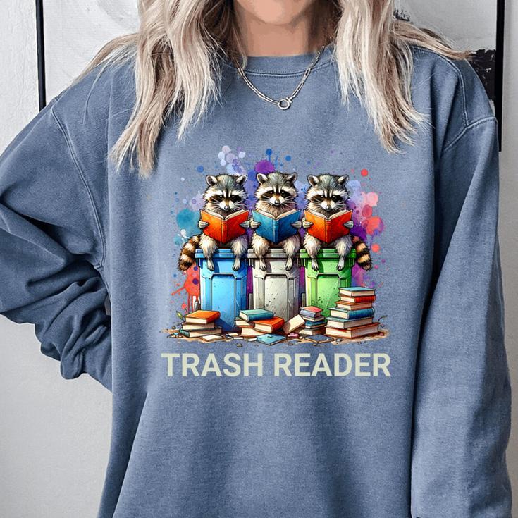 Racoons Trash Reader Book Lover Romantic Novels Premium Comfort Colors Sweatshirt Racoons Trash Reader Book Lover Romantic Novels Premium Comfort Colors Sweatshirt