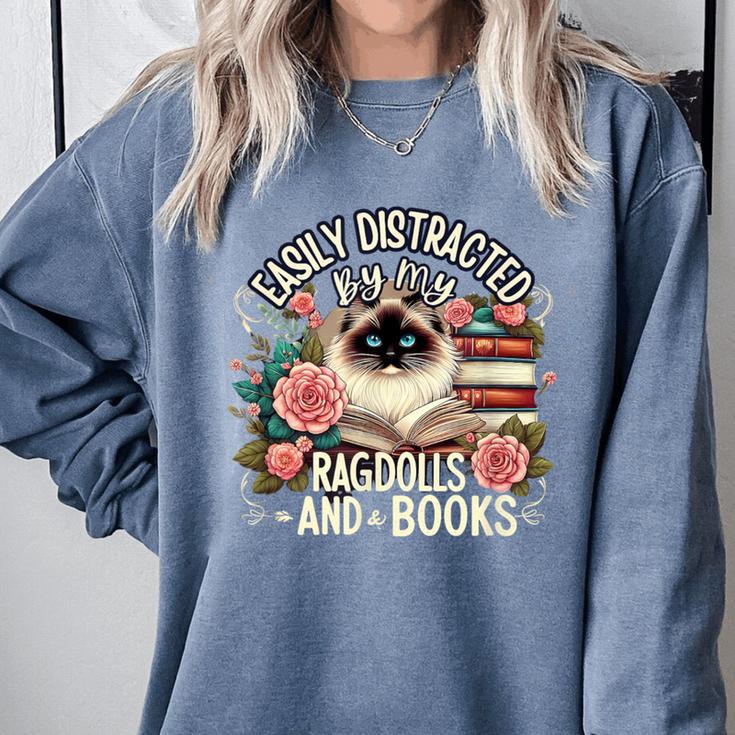 Ragdoll Lover Ragdoll Cat Ragdolls And Books Comfort Colors Sweatshirt Ragdoll Lover Ragdoll Cat Ragdolls And Books Comfort Colors Sweatshirt