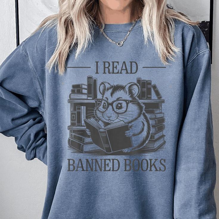 I Read Banned Books Comfort Colors Sweatshirt I Read Banned Books Comfort Colors Sweatshirt