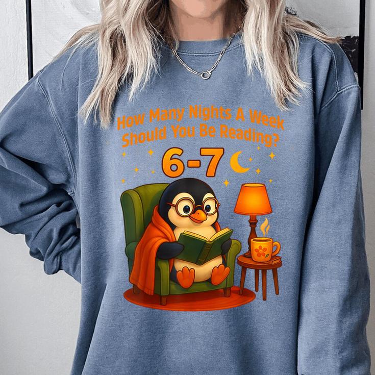 Reading 6 7 Six Seven Meme English Teacher Book Lover Comfort Colors Sweatshirt Reading 6 7 Six Seven Meme English Teacher Book Lover Comfort Colors Sweatshirt