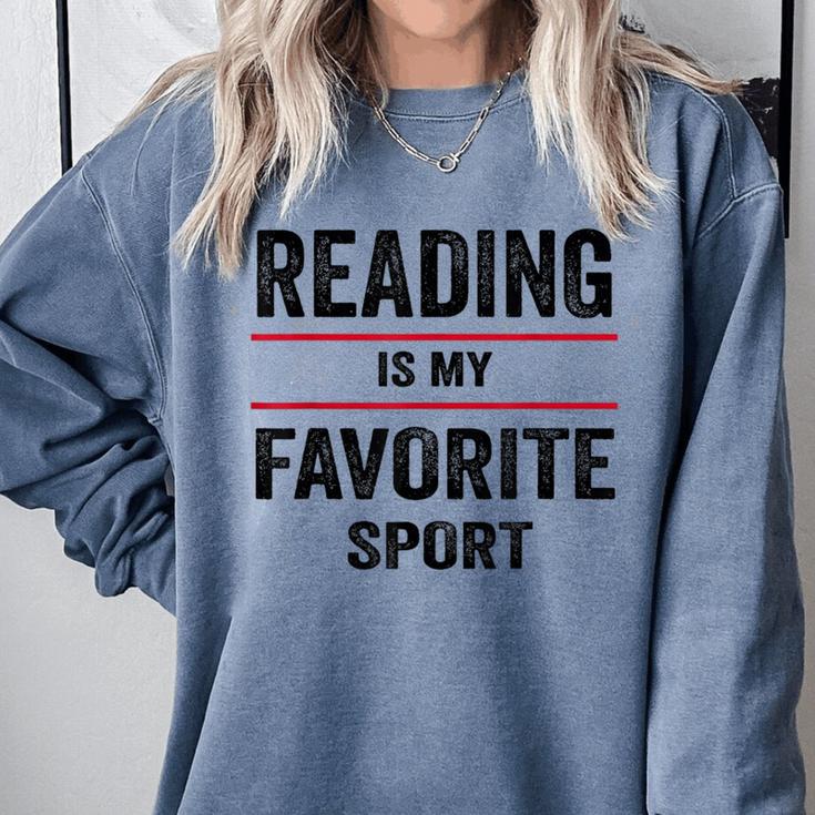 Reading Is My Favorite Sport Book Lover Quote Comfort Colors Sweatshirt Reading Is My Favorite Sport Book Lover Quote Comfort Colors Sweatshirt