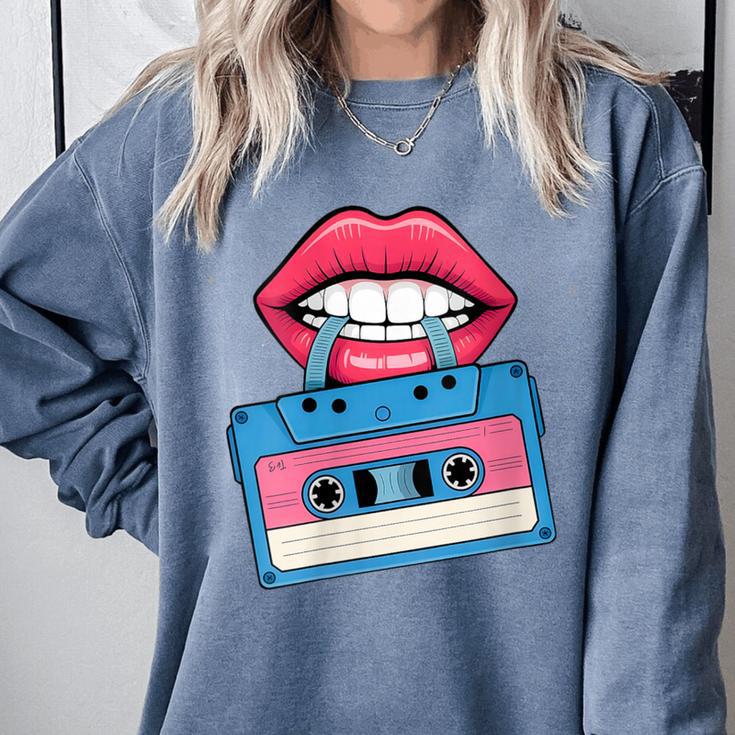 Retro 80s And 90s Cassette Perfect For Nostalgia Comfort Colors Sweatshirt Retro 80s And 90s Cassette Perfect For Nostalgia Comfort Colors Sweatshirt