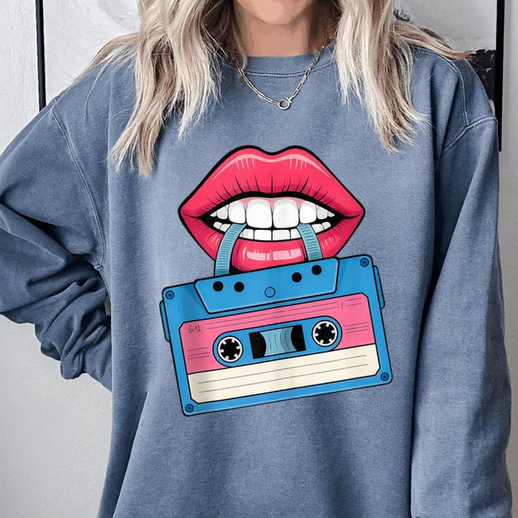Retro 80s And 90s Cassette Perfect For Nostalgia Comfort Colors Sweatshirt Retro 80s And 90s Cassette Perfect For Nostalgia Comfort Colors Sweatshirt