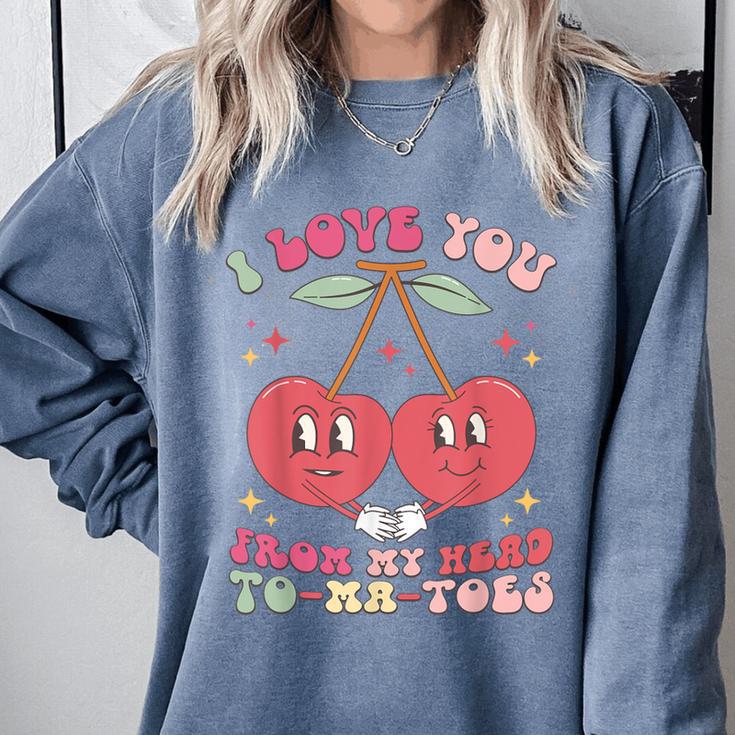 Retro Cherry Love 90s Nostalgia Comfort Colors Sweatshirt