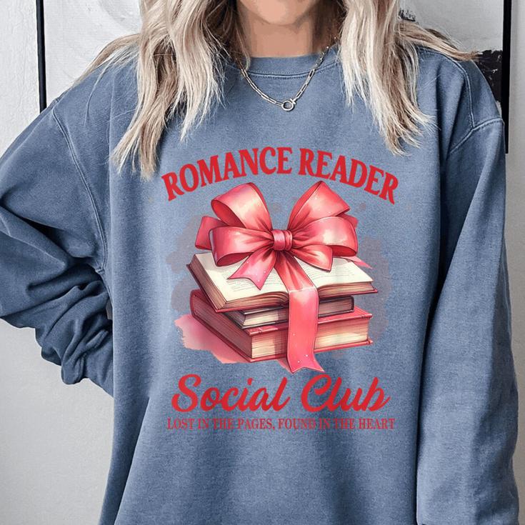Romance Book Reading Bookish Romance Reader Social Club Comfort Colors Sweatshirt Romance Book Reading Bookish Romance Reader Social Club Comfort Colors Sweatshirt