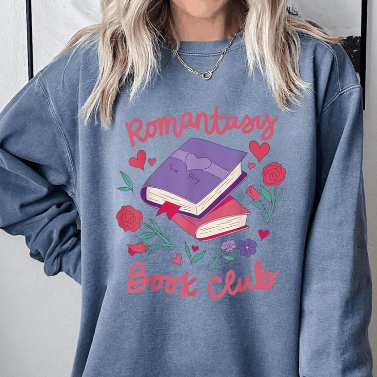 Romantasy Book Club Novel Reading Club Bibliophiles Fiction Comfort Colors Sweatshirt