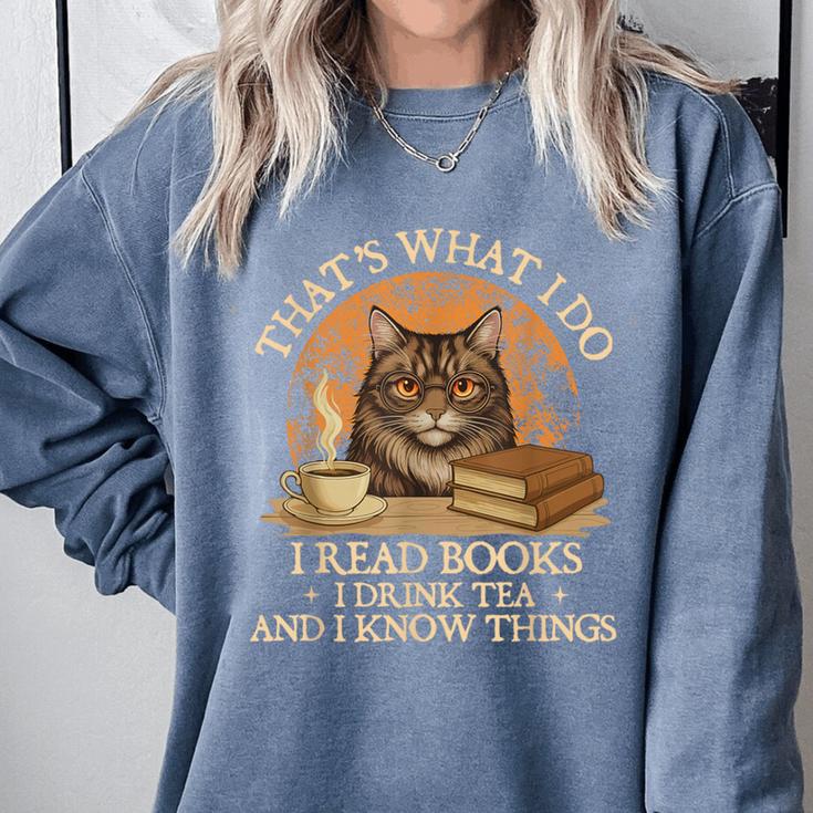That’s What I Do I Read Books Reading Bookworm Reader Comfort Colors Sweatshirt
