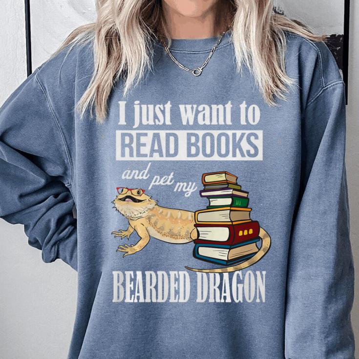 Tiny Dinosaur Read Books & Pet My Bearded Dragon Lover Premium Tri-Blend Comfort Colors Sweatshirt Tiny Dinosaur Read Books & Pet My Bearded Dragon Lover Premium Tri-Blend Comfort Colors Sweatshirt