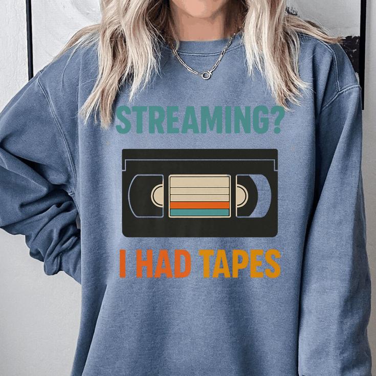 VHS Cassette Tape Retro 80s 90s Nostalgia Premium Comfort Colors Sweatshirt