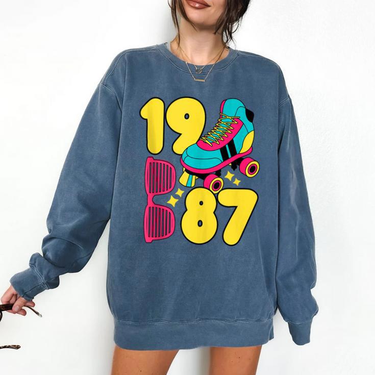 1987 Retro Raised In The 80s Old School Nostalgia Vibes Comfort Colors Sweatshirt
