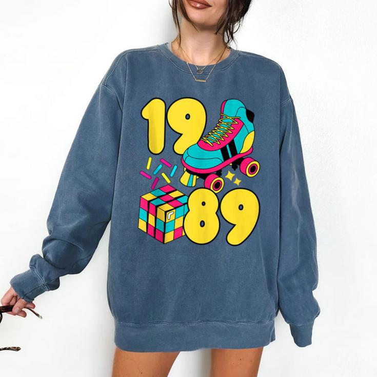 1989 Retro Raised In The 80s Old School Nostalgia Vibes Comfort Colors Sweatshirt