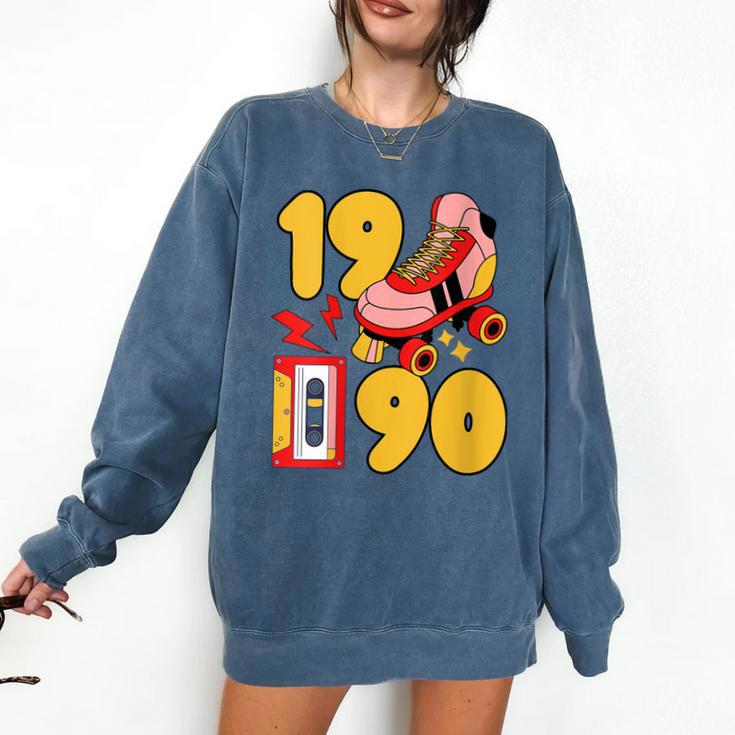 1990 Retro Raised On 90s Music Old School Nostalgia Punk Comfort Colors Sweatshirt