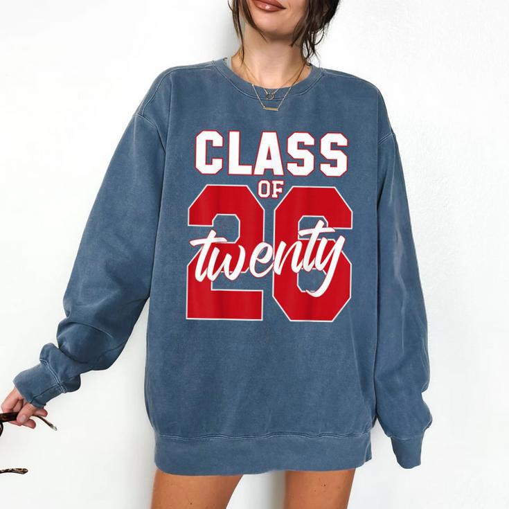 2 Sided Class Of 2026 Senior 2026 Graduation Comfort Colors Sweatshirt