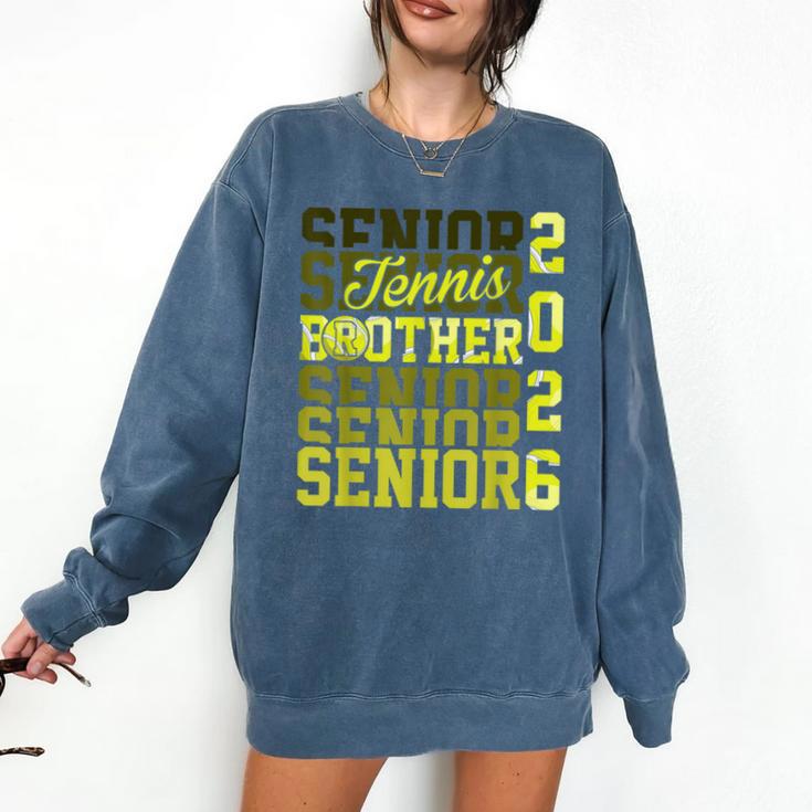 2026 Tennis Senior Brother Graduation Matching Family Comfort Colors Sweatshirt