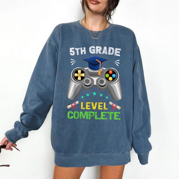 5th Grade Level Complete Gaming Graduation Class 2023 Gamer Comfort Colors Sweatshirt