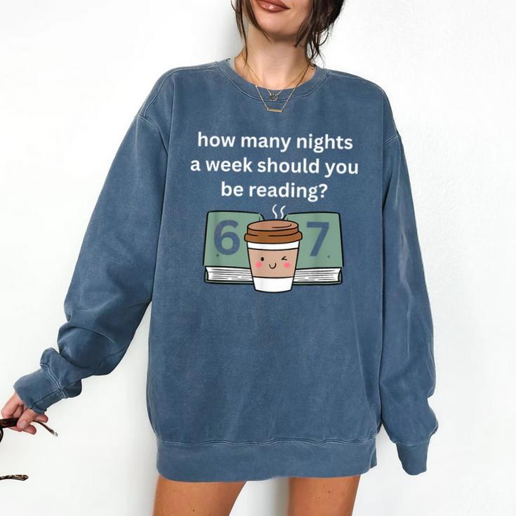 67 Meme English Teacher Reading Book Lover Humor Comfort Colors Sweatshirt
