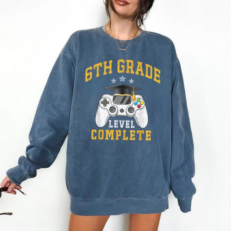 6th Grade Graduation Senior Video Gamer Graduated Comfort Colors Sweatshirt