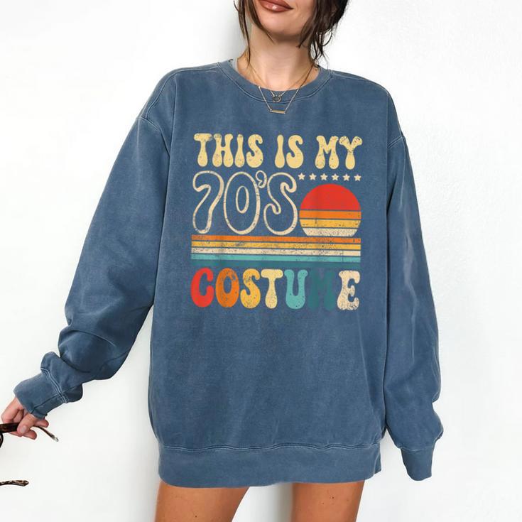This Is My 70s Costume Vintage Nostalgia Mixtape 1970s Party Comfort Colors Sweatshirt