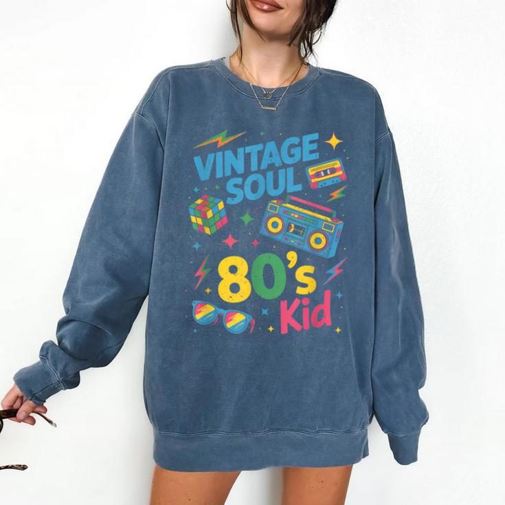 80’s Kid Nostalgia Retro Music Lover Retro 1980s Throwback Comfort Colors Sweatshirt