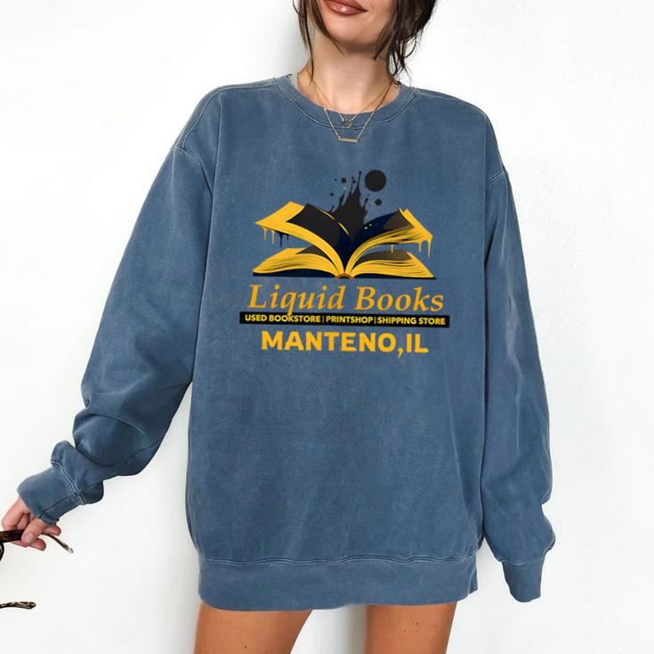 Academy Of Bookcraft Cute Wizard Cat Magic Books Comfort Colors Sweatshirt