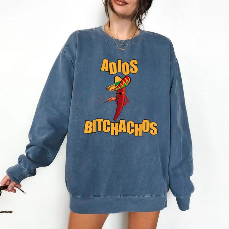 Adios Bitchachos Tee Cinco De Mayo Graduation Retirement Comfort Colors Sweatshirt