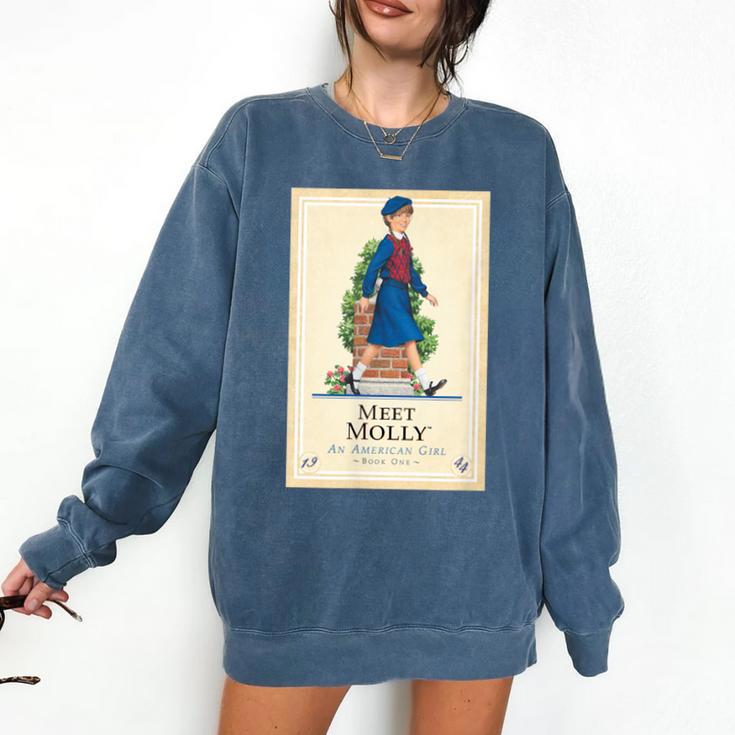 American Girl Meet Molly Book Cover Comfort Colors Sweatshirt