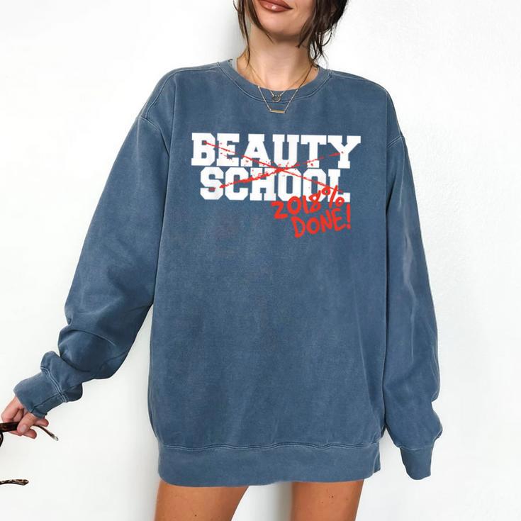 Beauty School Graduation Class Of 2018 Comfort Colors Sweatshirt