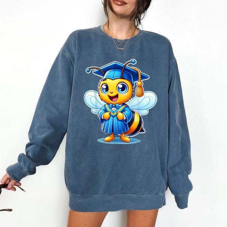 Bee Graduation Cute Kindergarten Elementary High School Comfort Colors Sweatshirt