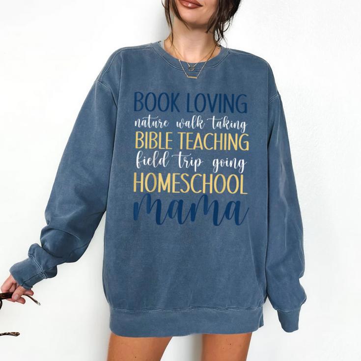 Book Loving Nature Walk Taking Bible Teaching Field Trip Comfort Colors Sweatshirt